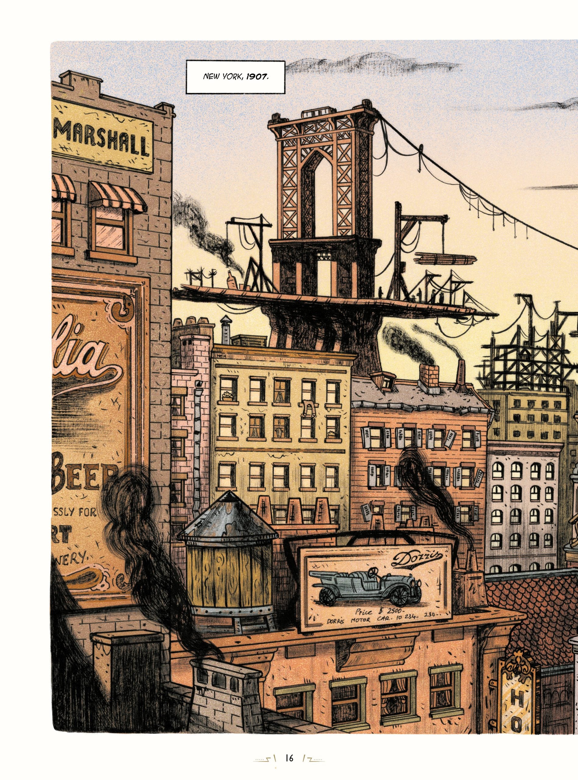 Buildings in Al Capone graphic novel