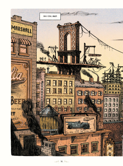 Buildings in Al Capone graphic novel