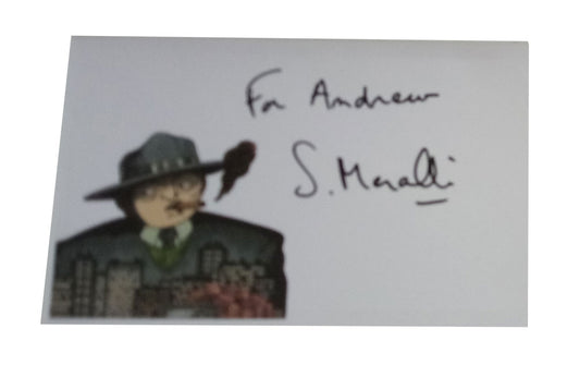 Al Capone Signed Bookplate