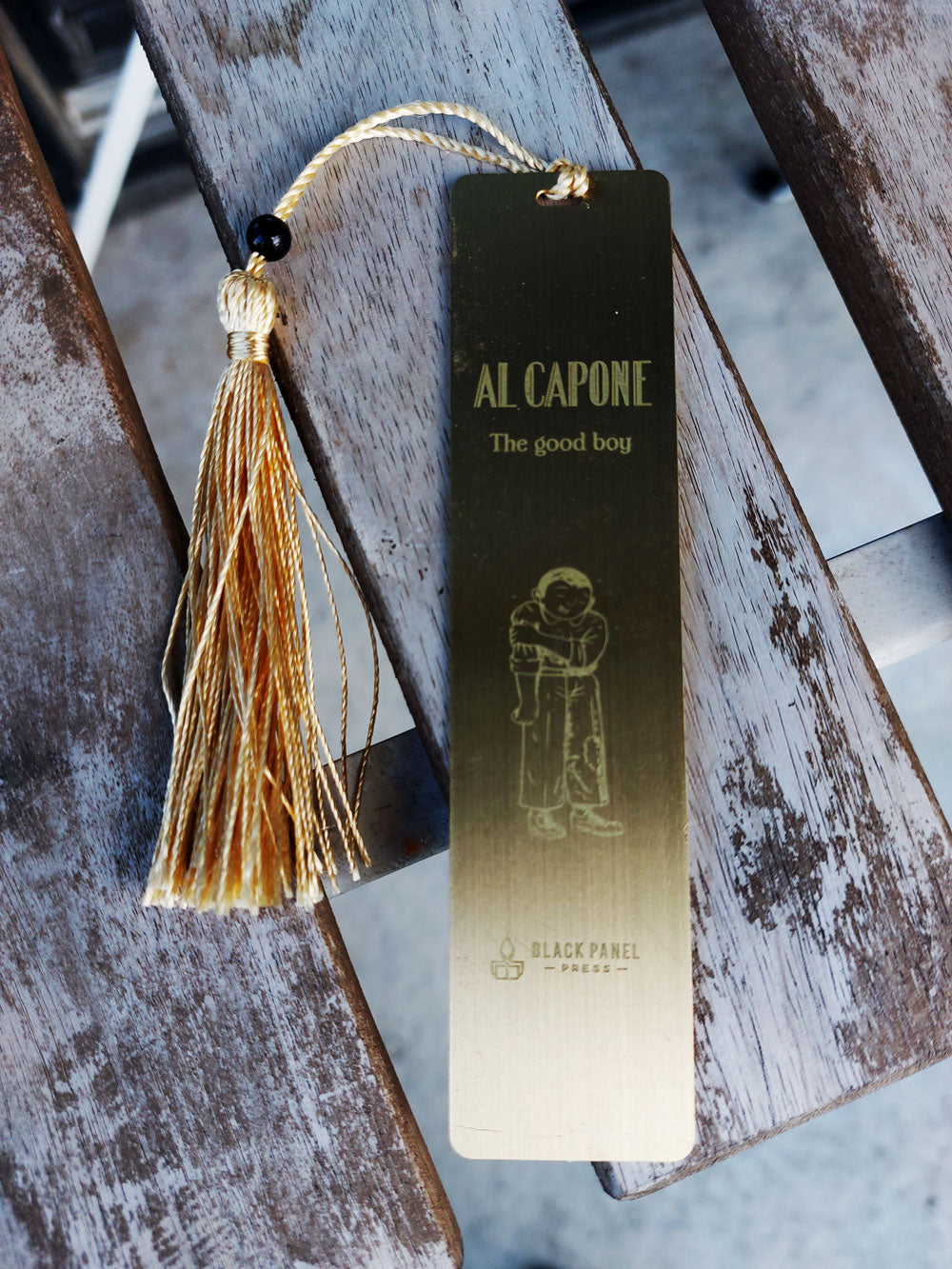 Limited Edition Al Capone Brass Engraved Bookmark