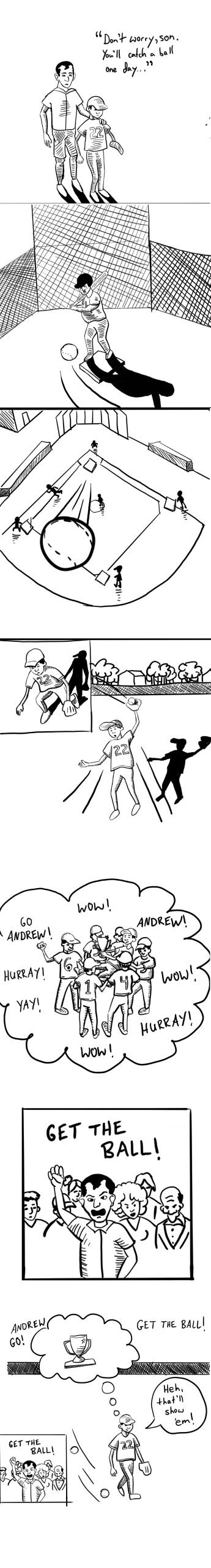 Baseball short comic